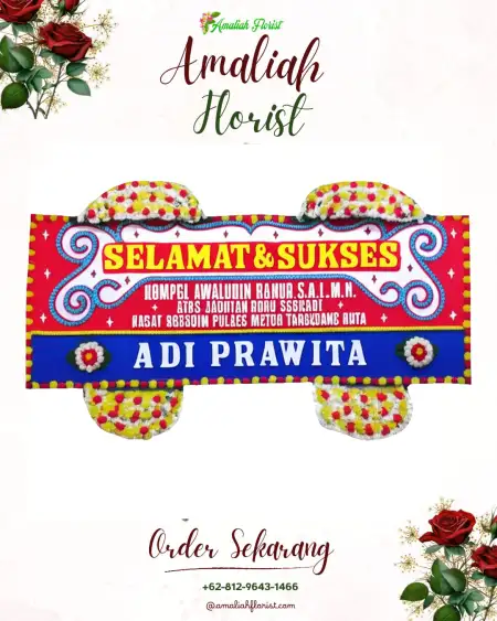 Papan Bunga Ucapan Selamat Tegalgiri